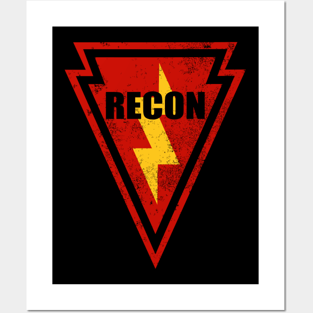 25th Infantry Division Recon (distressed) Wall Art by Firemission45